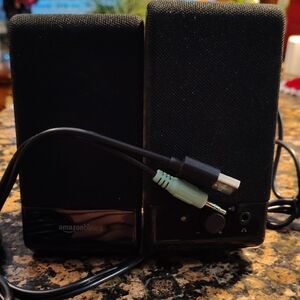 AmazonBasics Black Portable Speakers